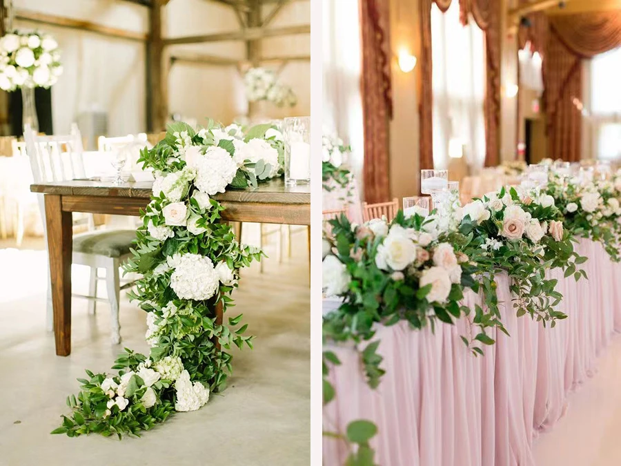 table flower runners table flower runners