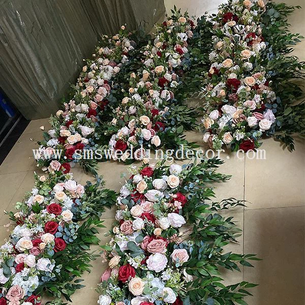 arch with flowers arrangement for wedding