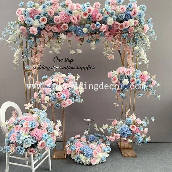 Blue And Pink Artificial Flowers Blue And Pink Artificial Flowers